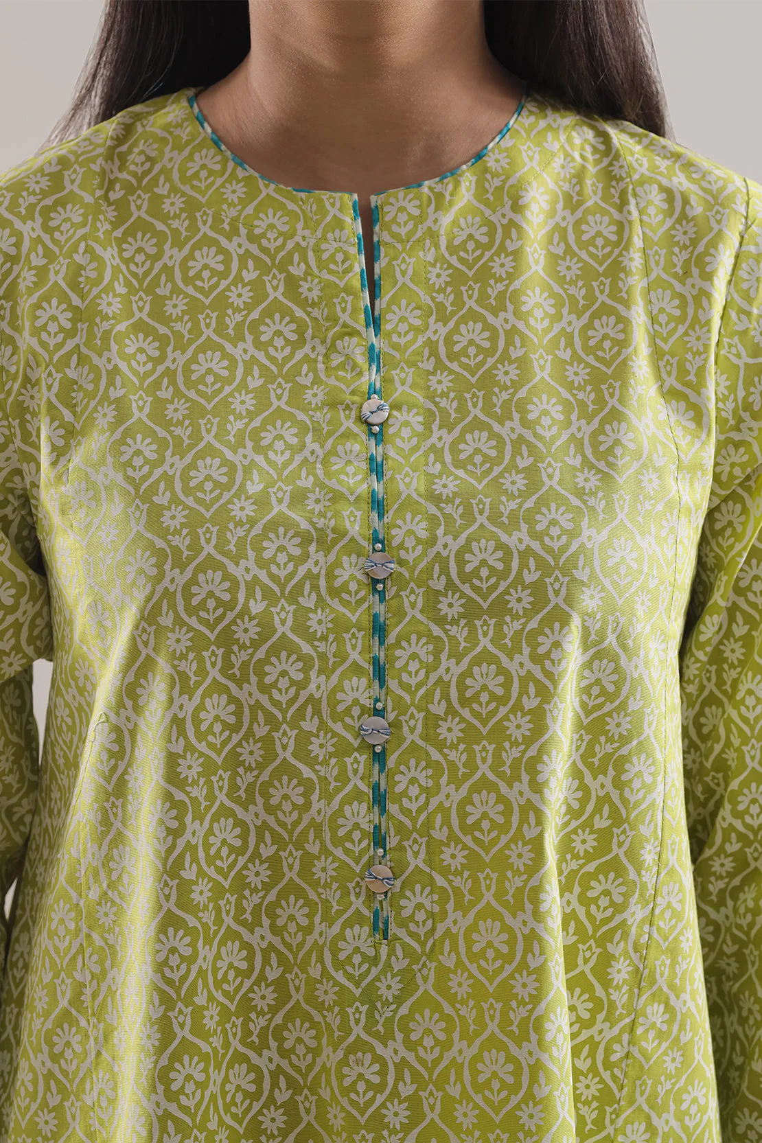 Printed Lawn Stitched 2 Piece (Shirt/Trouser) - Image 3