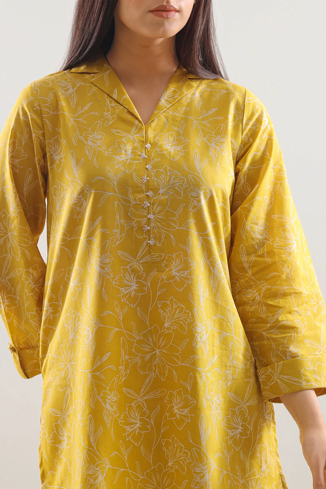 Printed Lawn Stitched 2 Piece (Shirt/Trouser) - Image 2