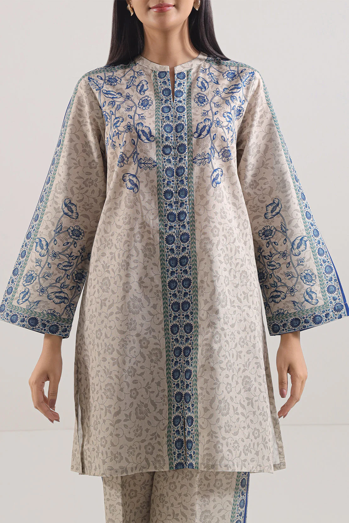 Printed Lawn Stitched 2 Piece (Shirt/Trouser) - Image 3