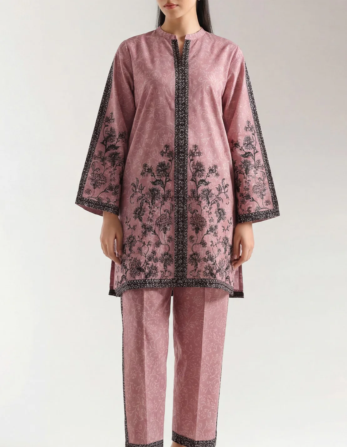 Printed Lawn Stitched 2 Piece (Shirt/Trouser) - Image 3