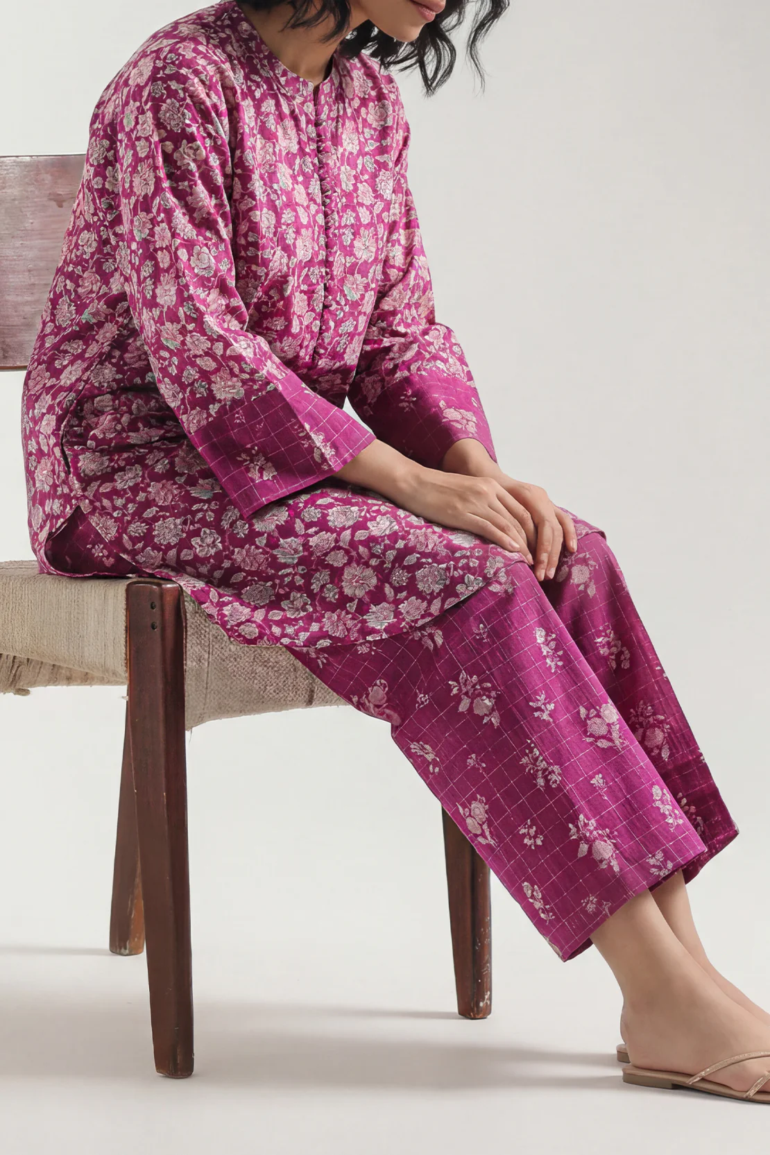 Printed Lawn Stitched 2 Piece (Shirt/Trouser) - Image 2
