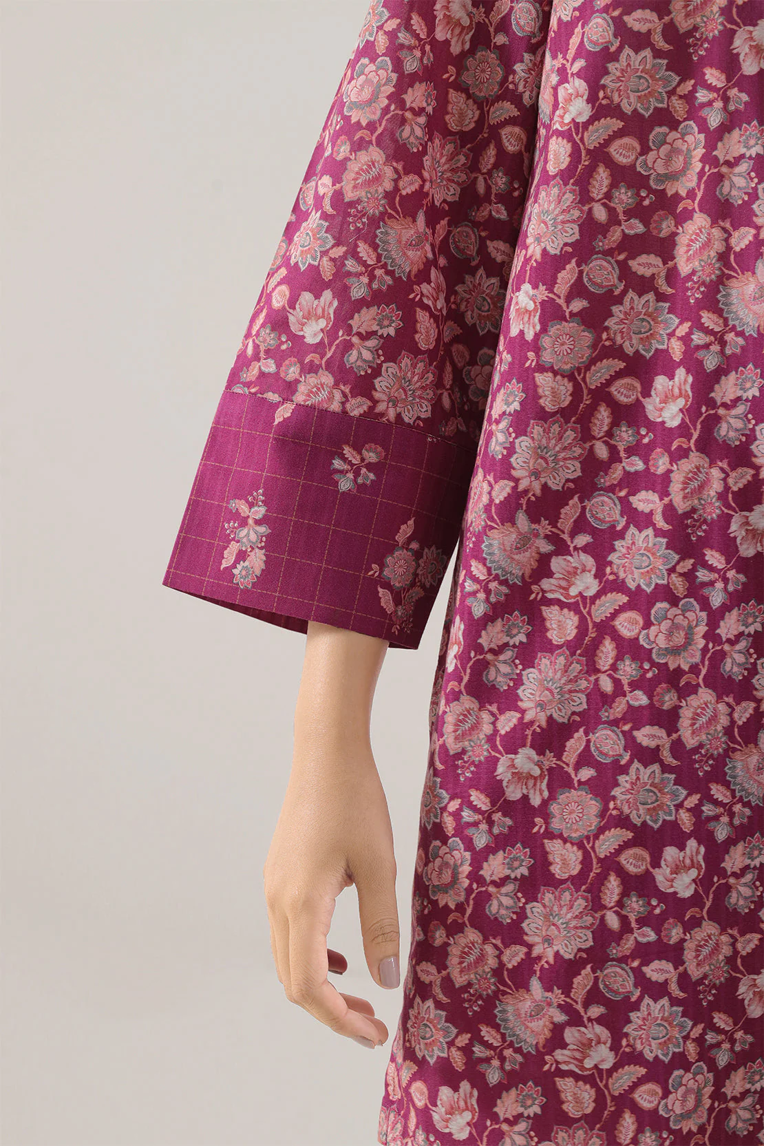 Printed Lawn Stitched 2 Piece (Shirt/Trouser) - Image 4