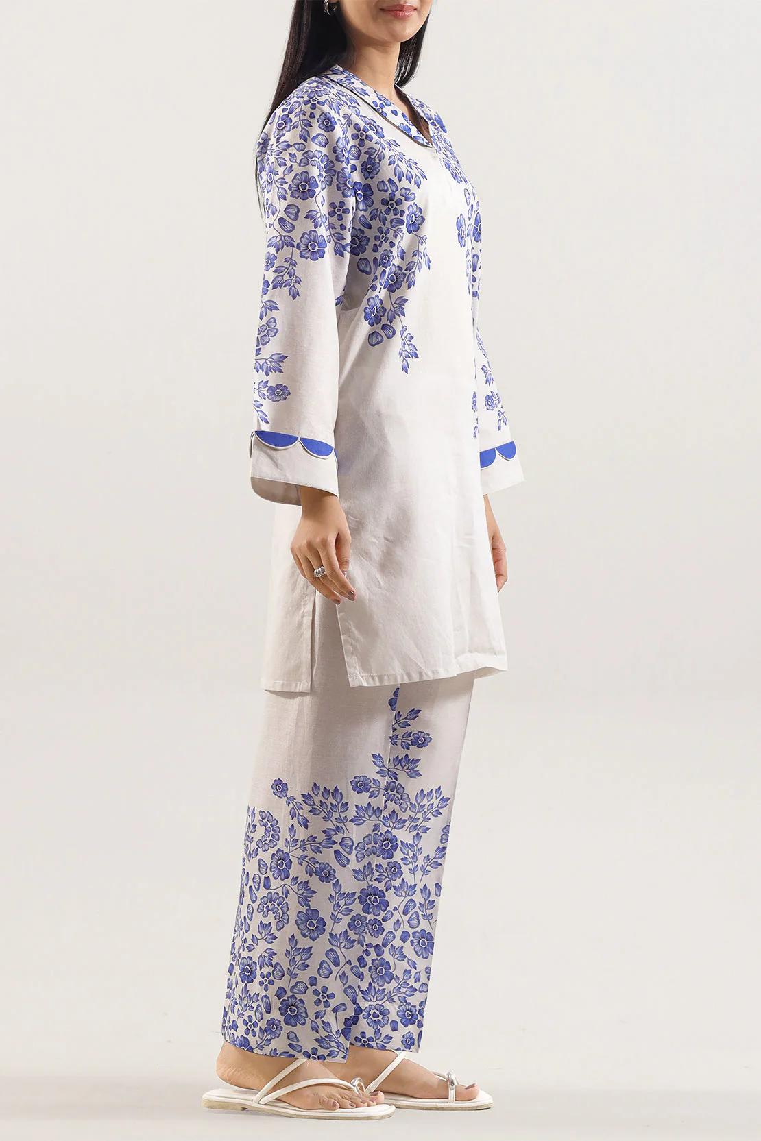 Printed Lawn Stitched 2 Piece (Shirt/Trouser) - Image 2