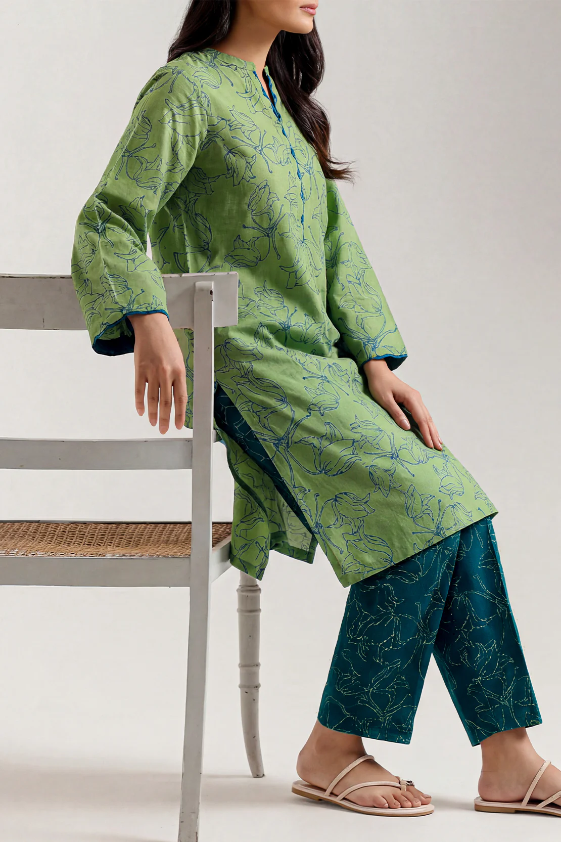 Printed Lawn Stitched 2 Piece (Shirt/Trouser)