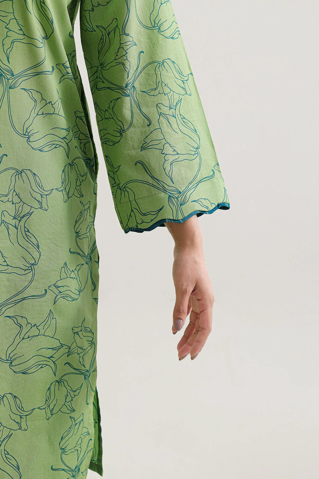 Printed Lawn Stitched 2 Piece (Shirt/Trouser) - Image 5