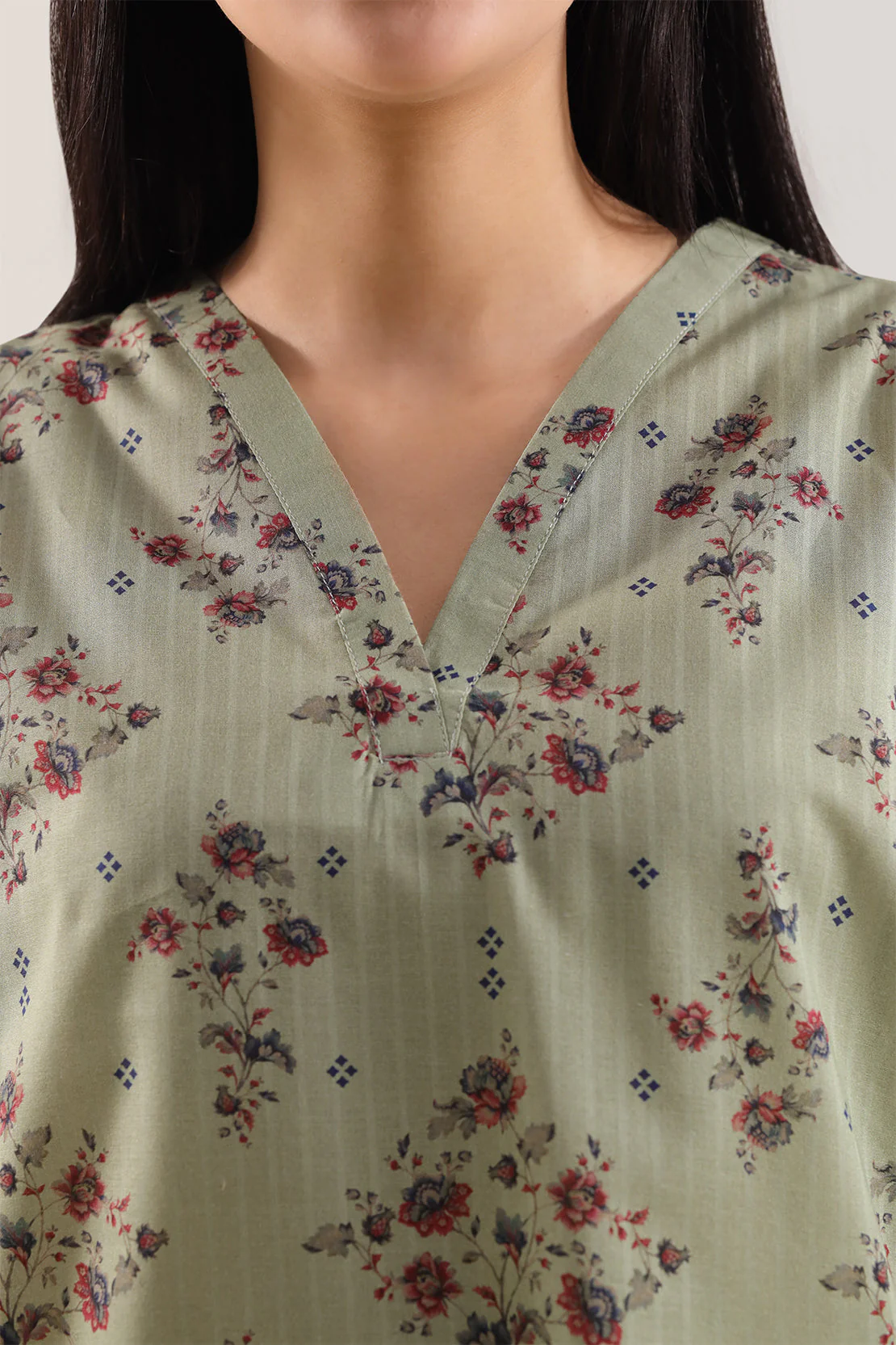 Printed Lawn Stitched 2 Piece (Shirt/Trouser) - Image 3