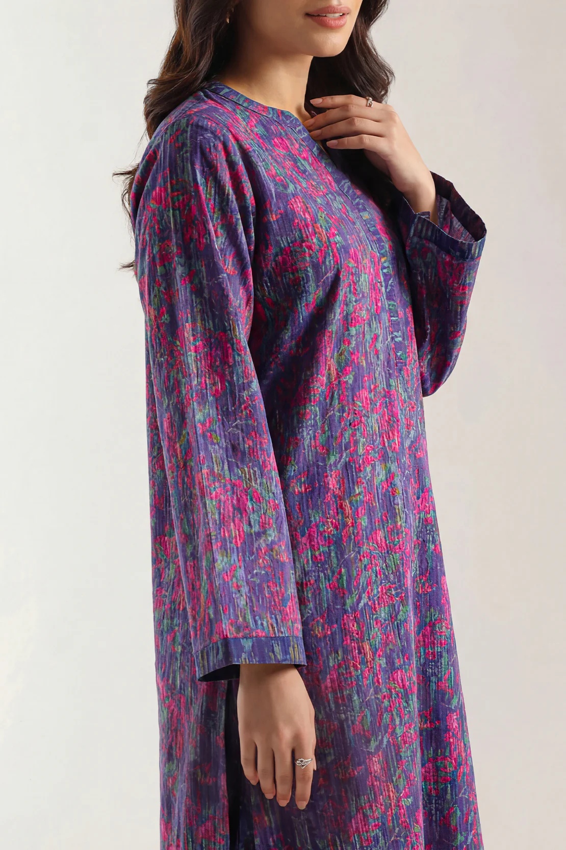 Printed Lawn Stitched 2 Piece (Shirt/Trouser) - Image 3