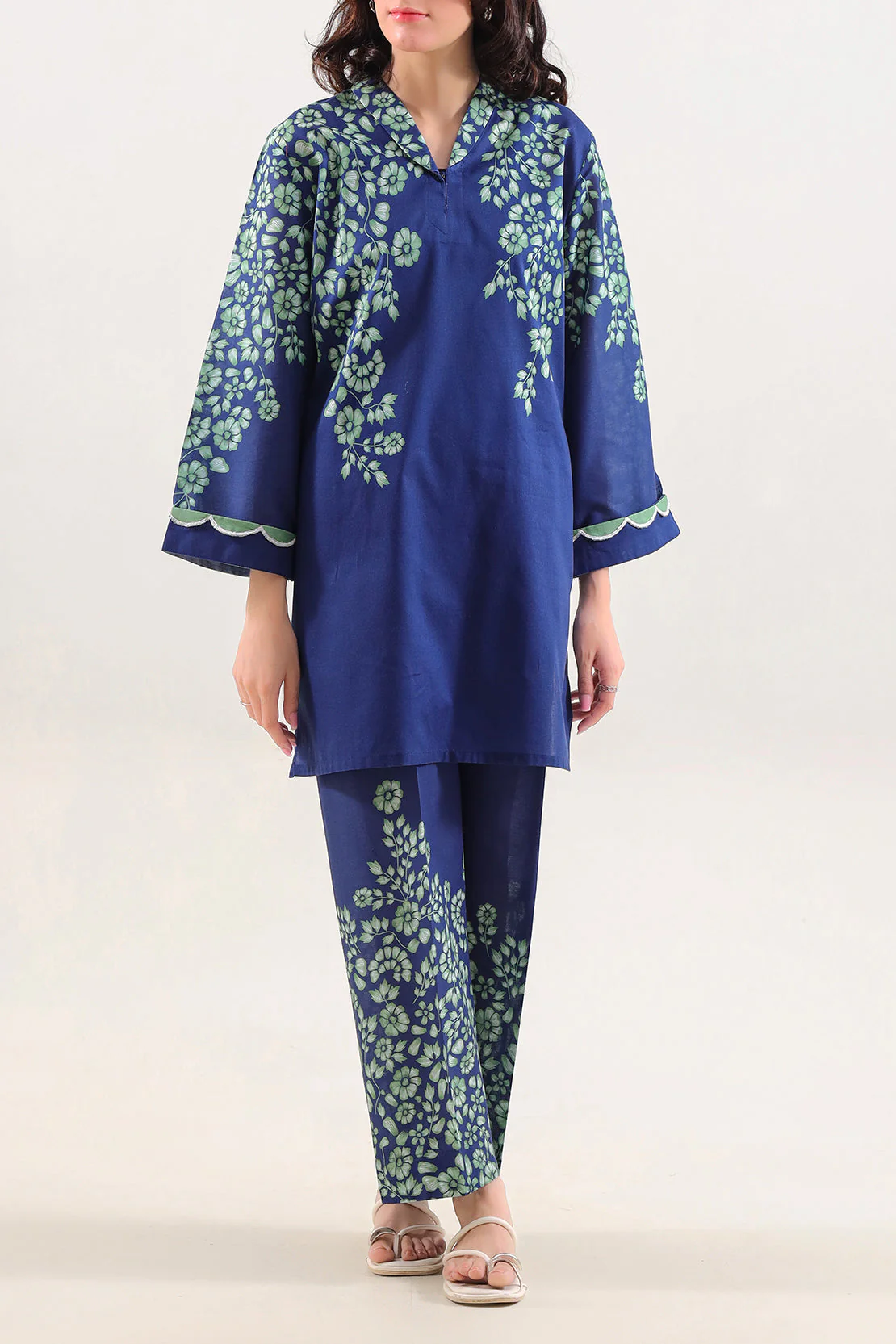 Printed Lawn Stitched 2 Piece (Shirt/Trouser)
