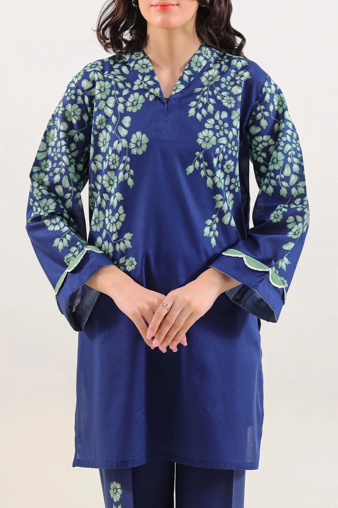 Printed Lawn Stitched 2 Piece (Shirt/Trouser) - Image 2