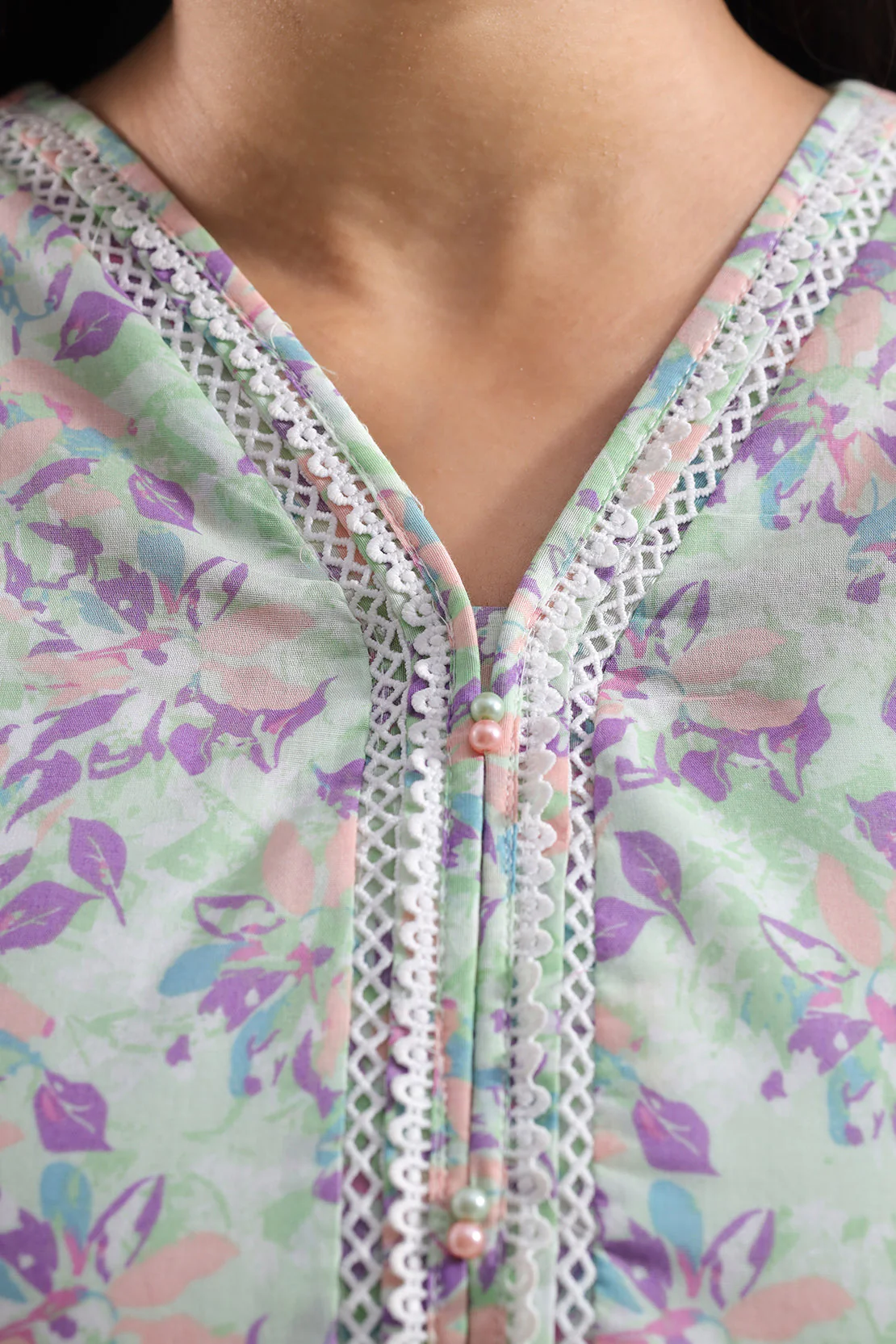 Printed Lawn Stitched 2 Piece (Shirt/Trouser) - Image 3