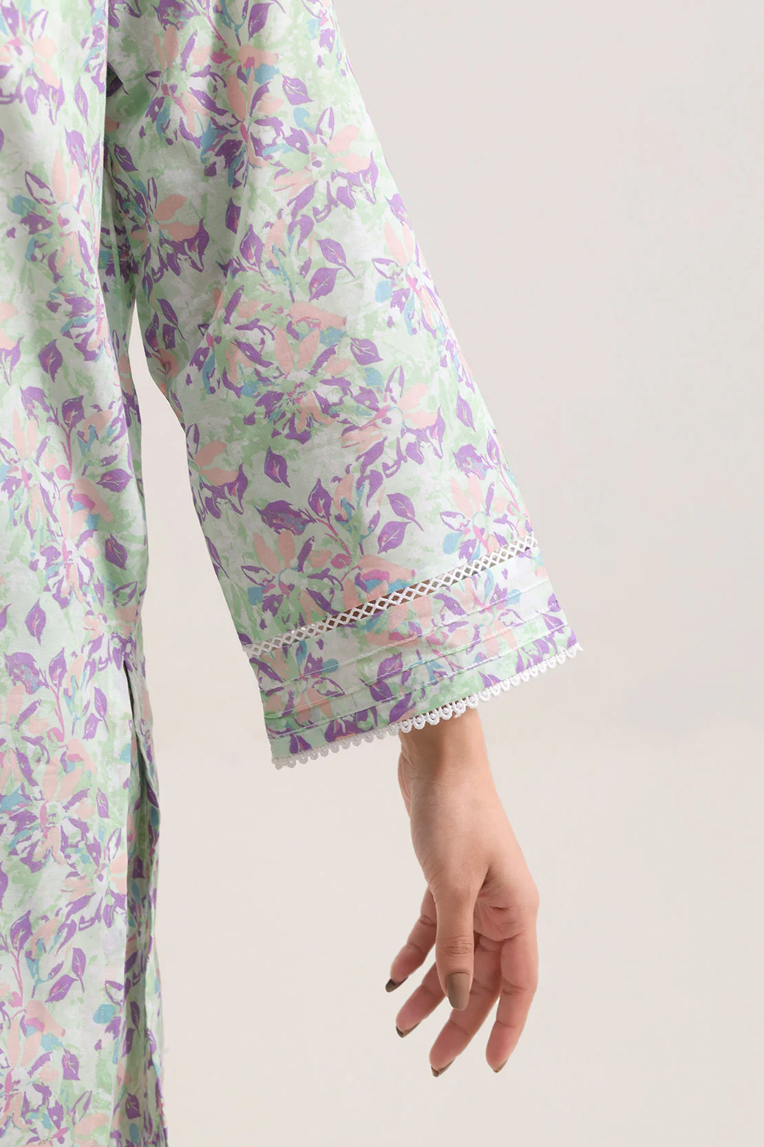 Printed Lawn Stitched 2 Piece (Shirt/Trouser) - Image 4
