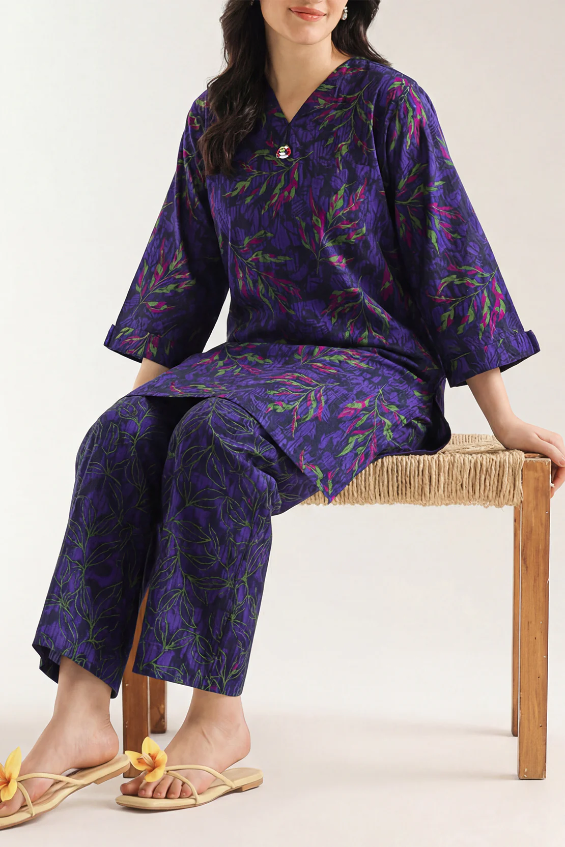 Printed Lawn Stitched 2 Piece (Shirt/Trouser)