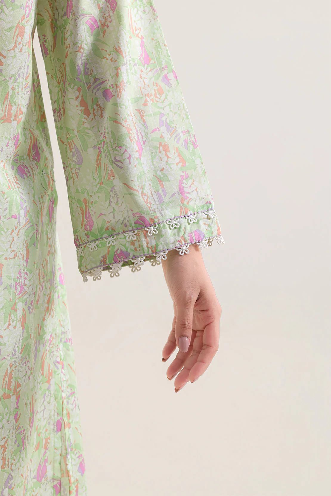 Printed Lawn Stitched 2 Piece (Shirt/Trouser) - Image 4