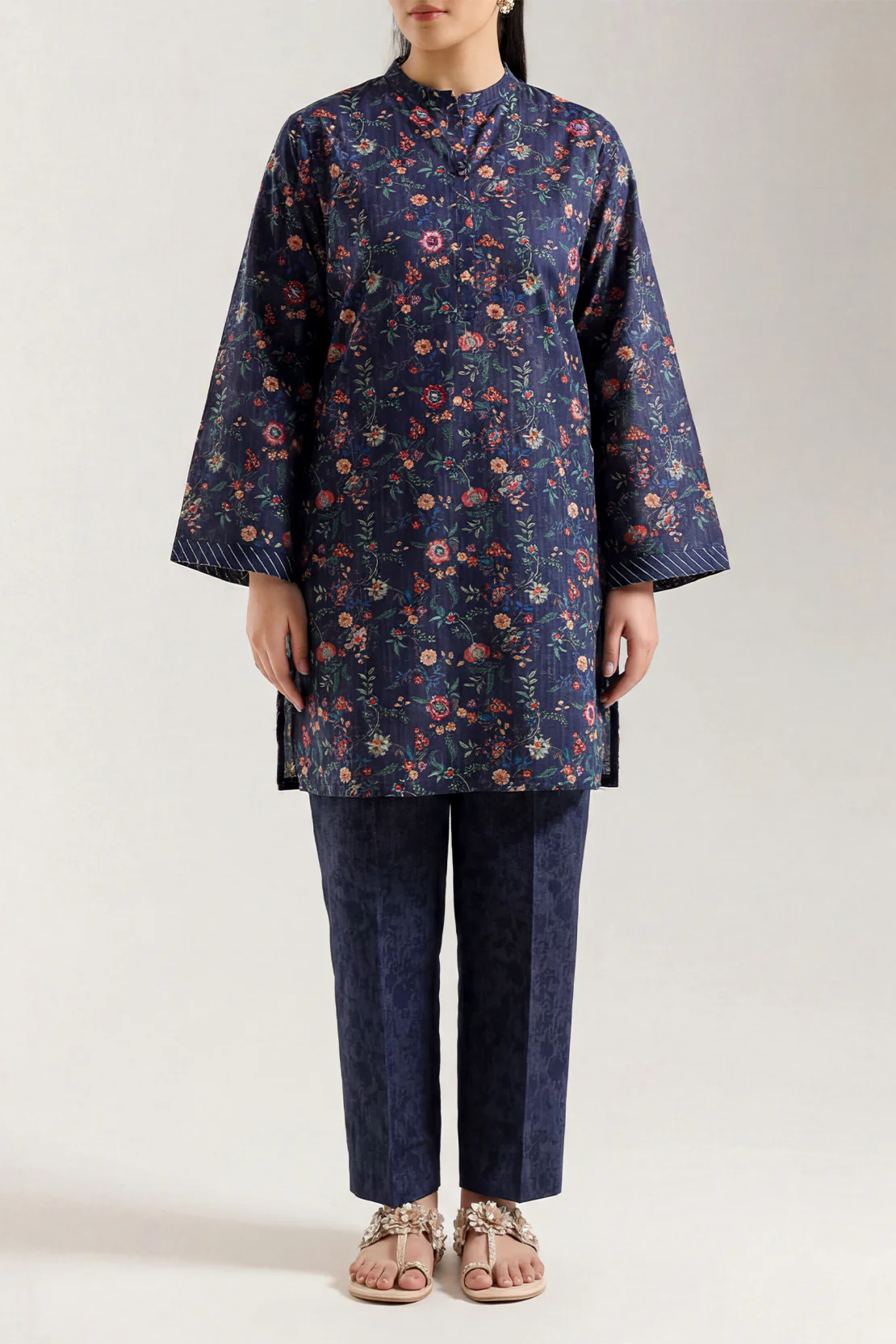Printed Lawn Stitched 2 Piece (Shirt/Trouser) - Image 2