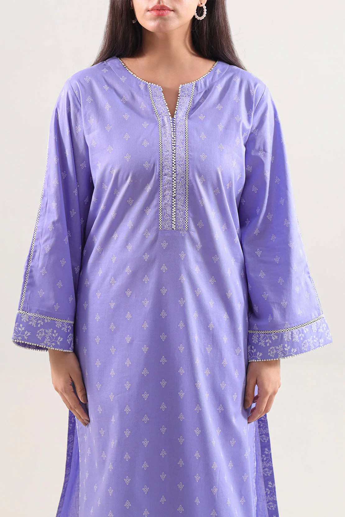 Printed Lawn Stitched 2 Piece (Shirt/Trouser) - Image 2