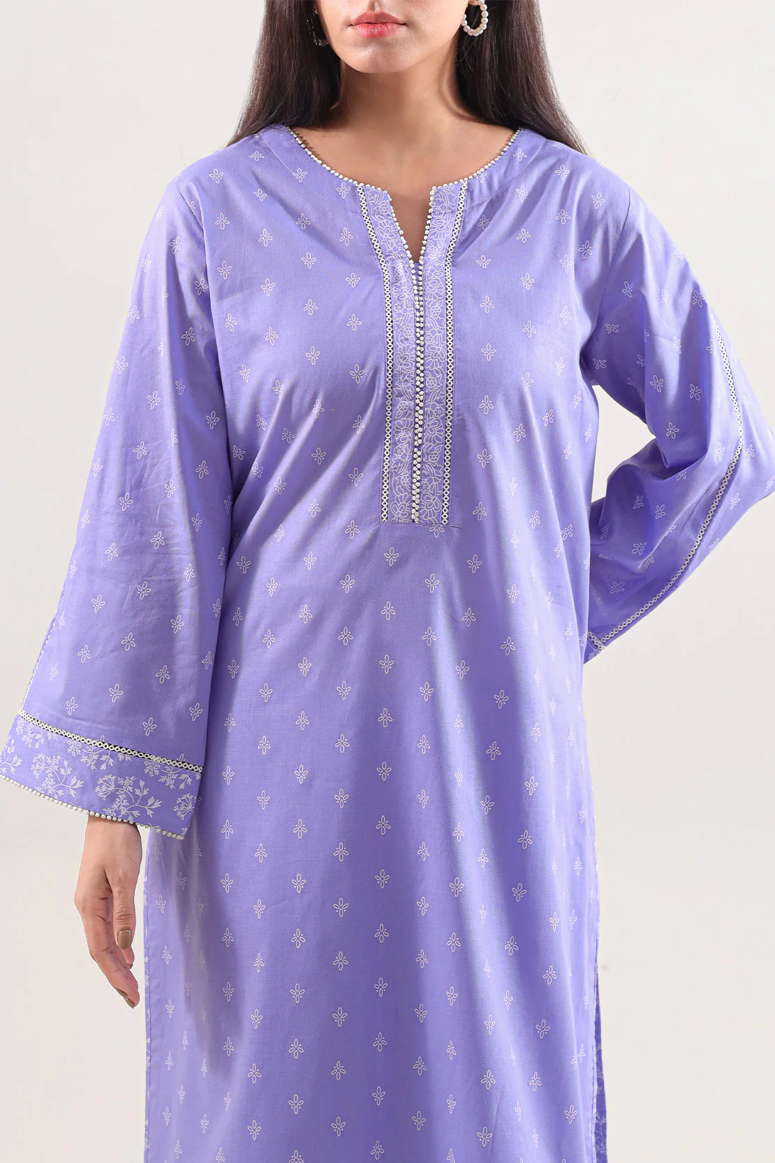 Printed Lawn Stitched 2 Piece (Shirt/Trouser) - Image 3