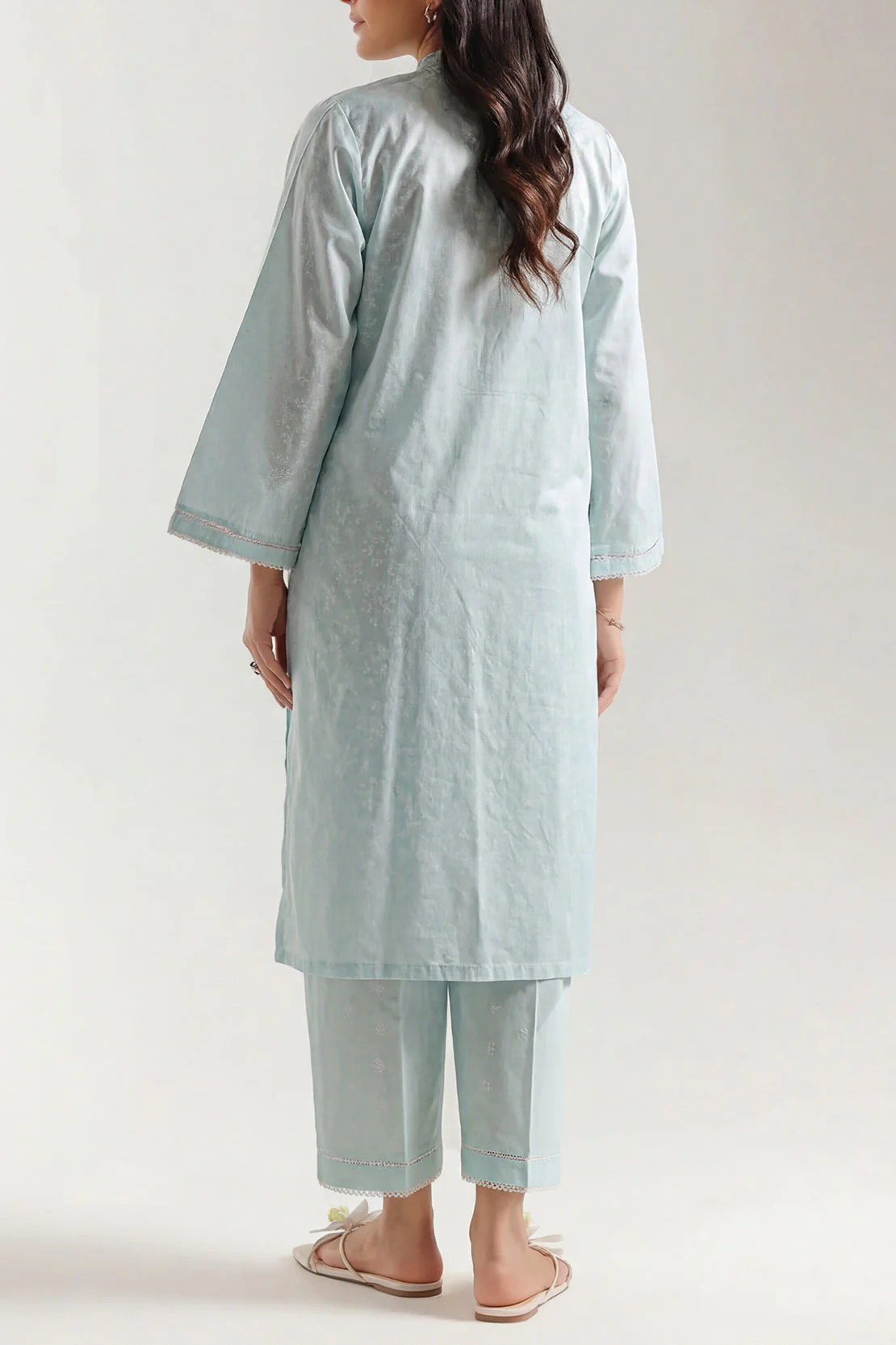Printed Lawn Stitched 2 Piece (Shirt/Trouser) - Image 4