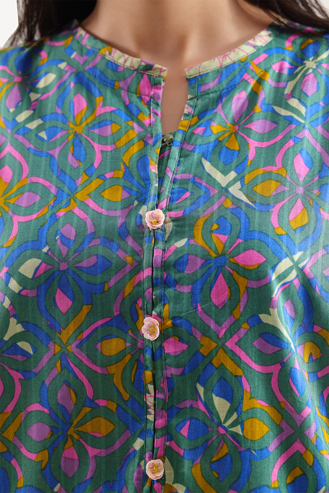 Printed Lawn Stitched 2 Piece (Shirt/Trouser) - Image 3