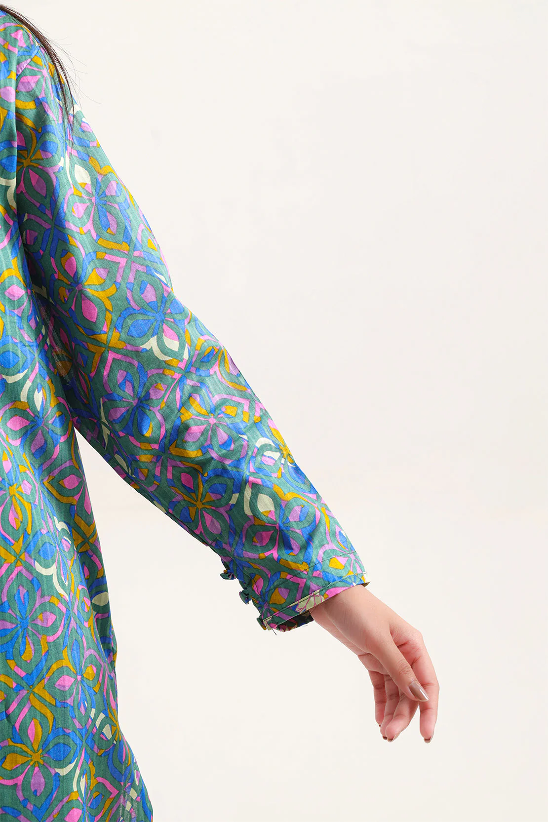 Printed Lawn Stitched 2 Piece (Shirt/Trouser) - Image 4