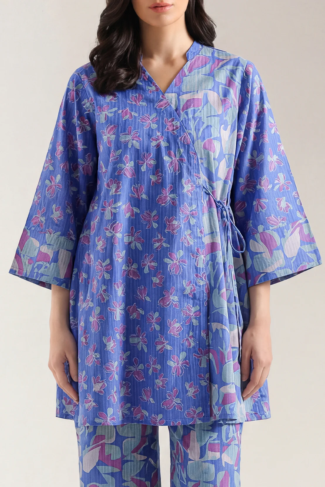 Printed Lawn Stitched 2 Piece (Shirt/Trouser) - Image 2