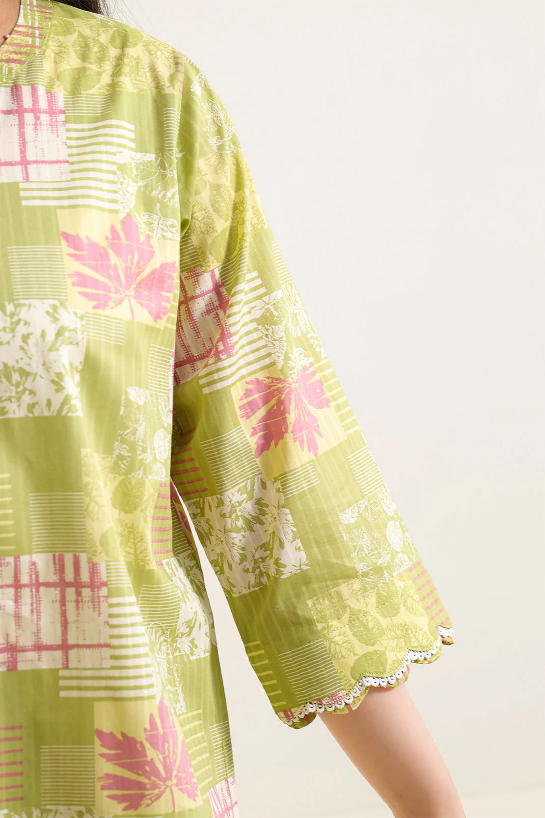 Printed Lawn Stitched 2 Piece (Shirt/Trouser) - Image 3