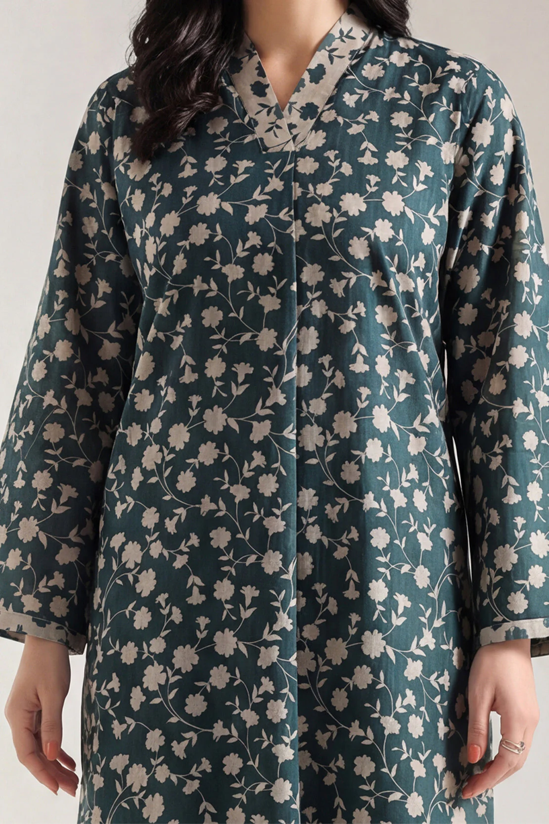 Printed Lawn Stitched 2 Piece (Shirt/Trouser) - Image 5