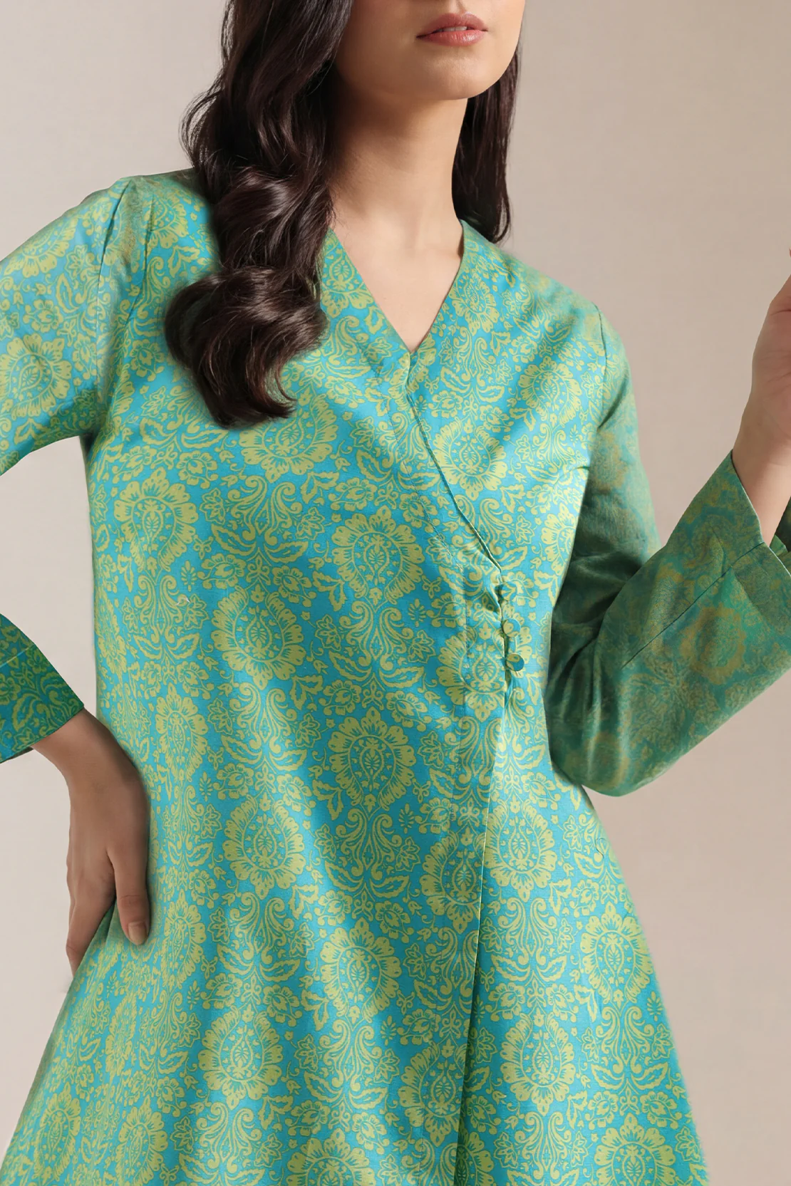 Printed Lawn Stitched 2 Piece (Shirt/Trouser) - Image 2