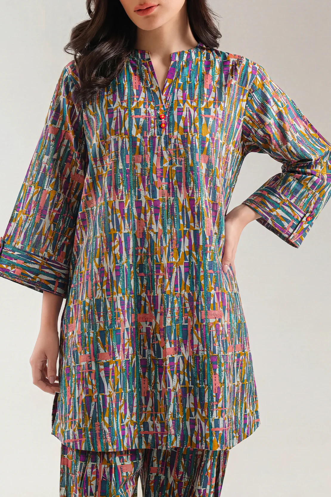 Printed Lawn Stitched 2 Piece (Shirt/Trouser)