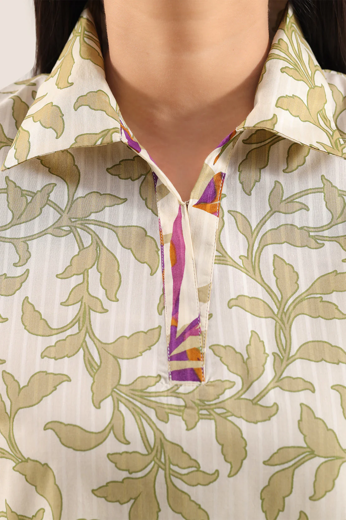 Printed Lawn Stitched 2 Piece (Shirt/Trouser) - Image 3