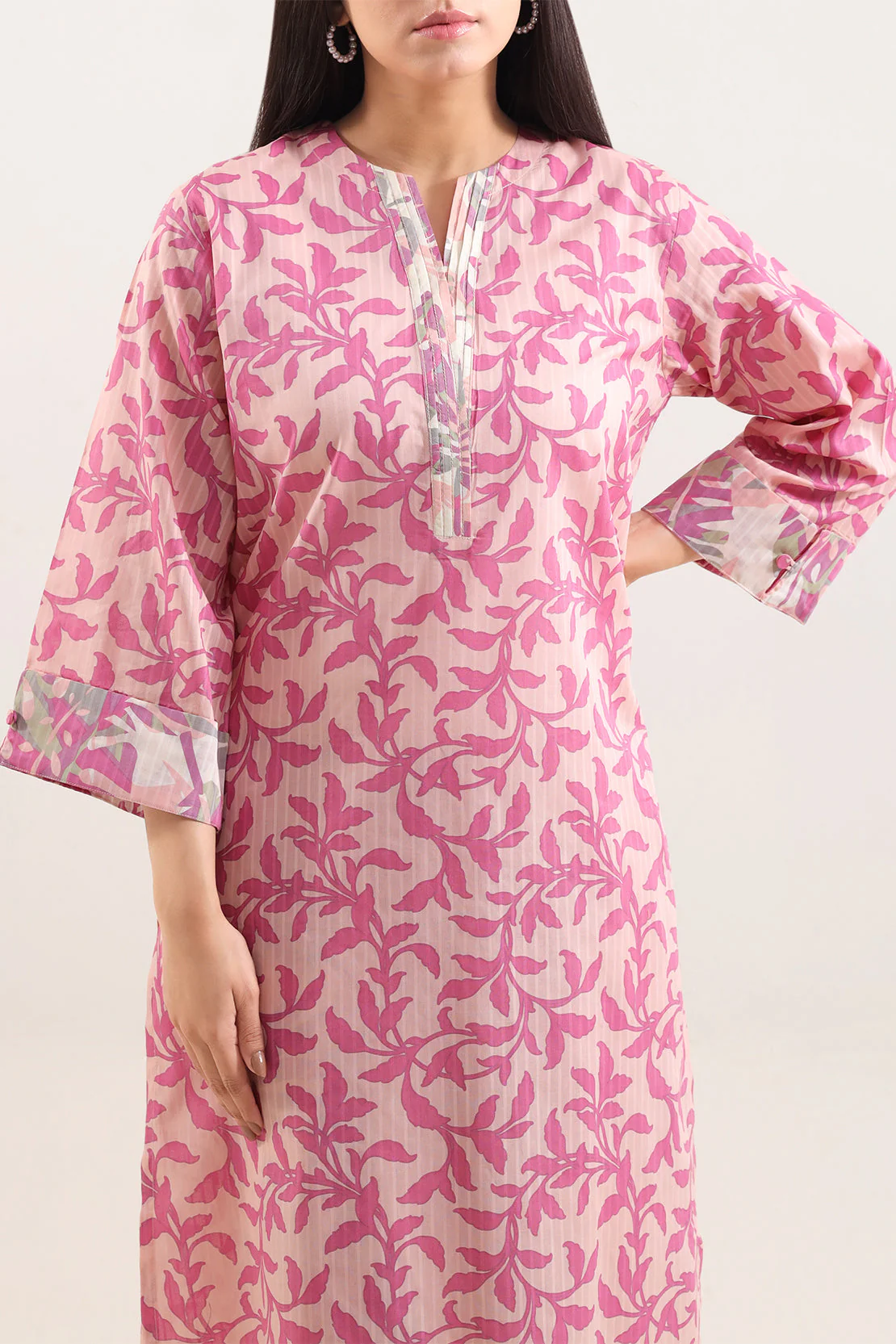Printed Lawn Stitched 2 Piece (Shirt/Trouser) - Image 3