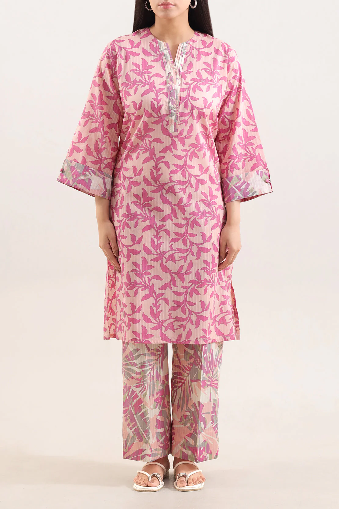 Printed Lawn Stitched 2 Piece (Shirt/Trouser) - Image 4