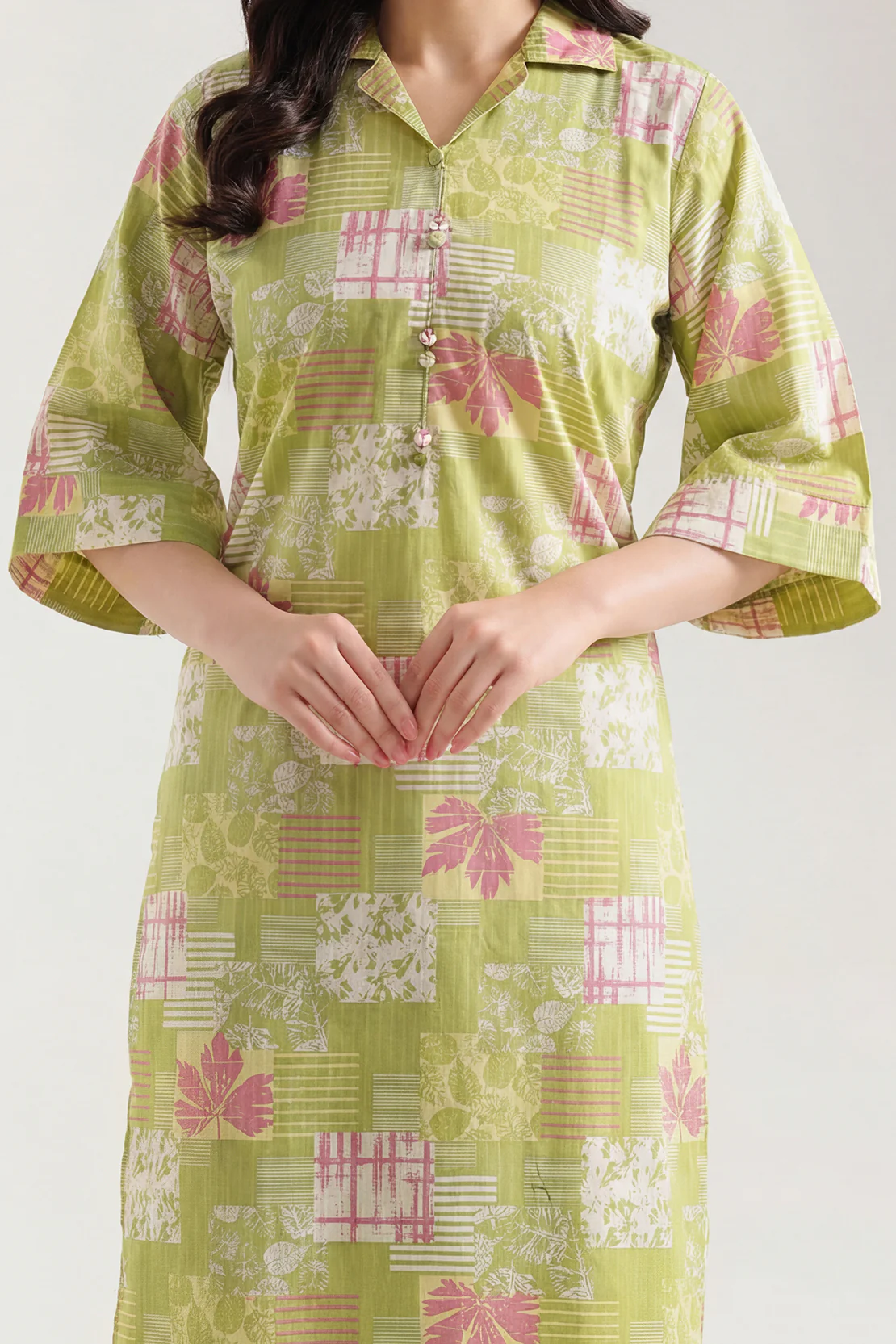 Printed Lawn Stitched 2 Piece (Shirt/Trouser) - Image 2