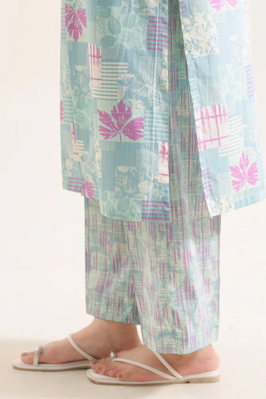 Printed Lawn Stitched 2 Piece (Shirt/Trouser) - Image 6