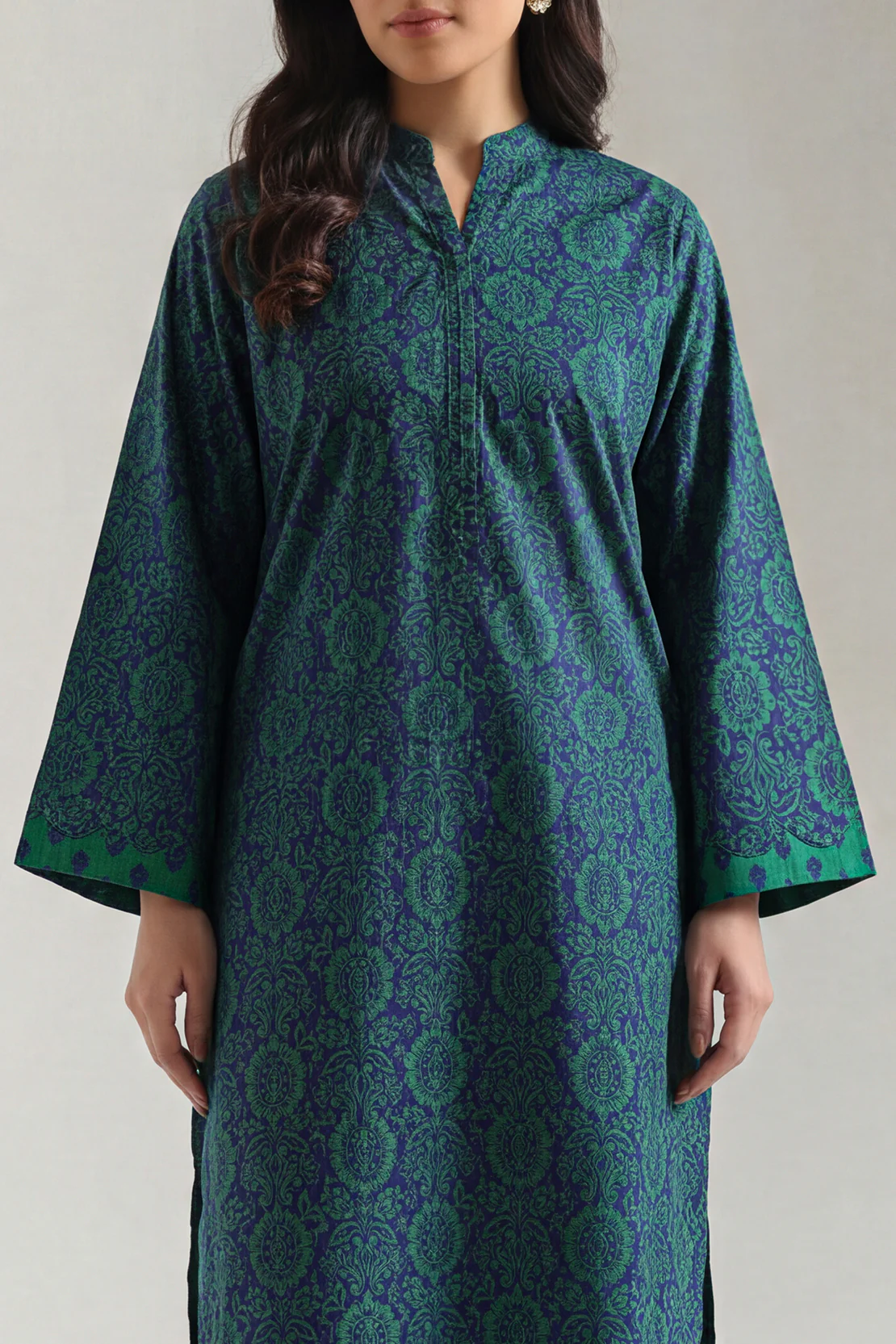 Printed Lawn Stitched 2 Piece (Shirt/Trouser) - Image 2
