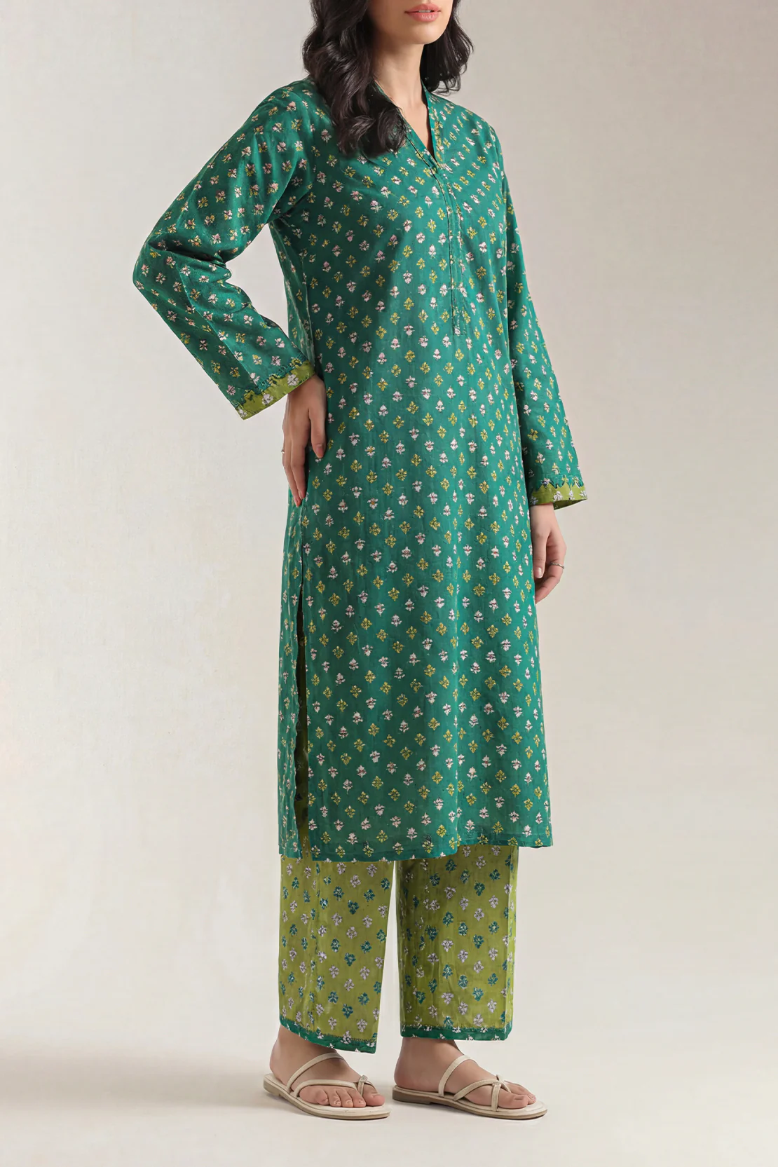 Printed Lawn Stitched 2 Piece (Shirt/Trouser)