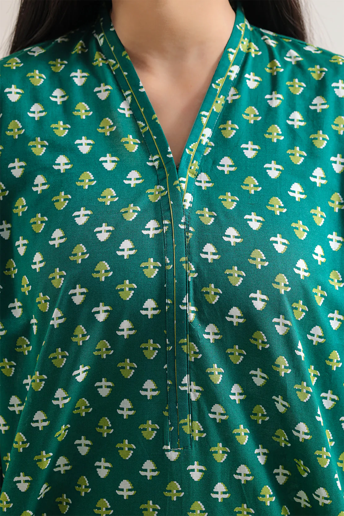 Printed Lawn Stitched 2 Piece (Shirt/Trouser) - Image 3