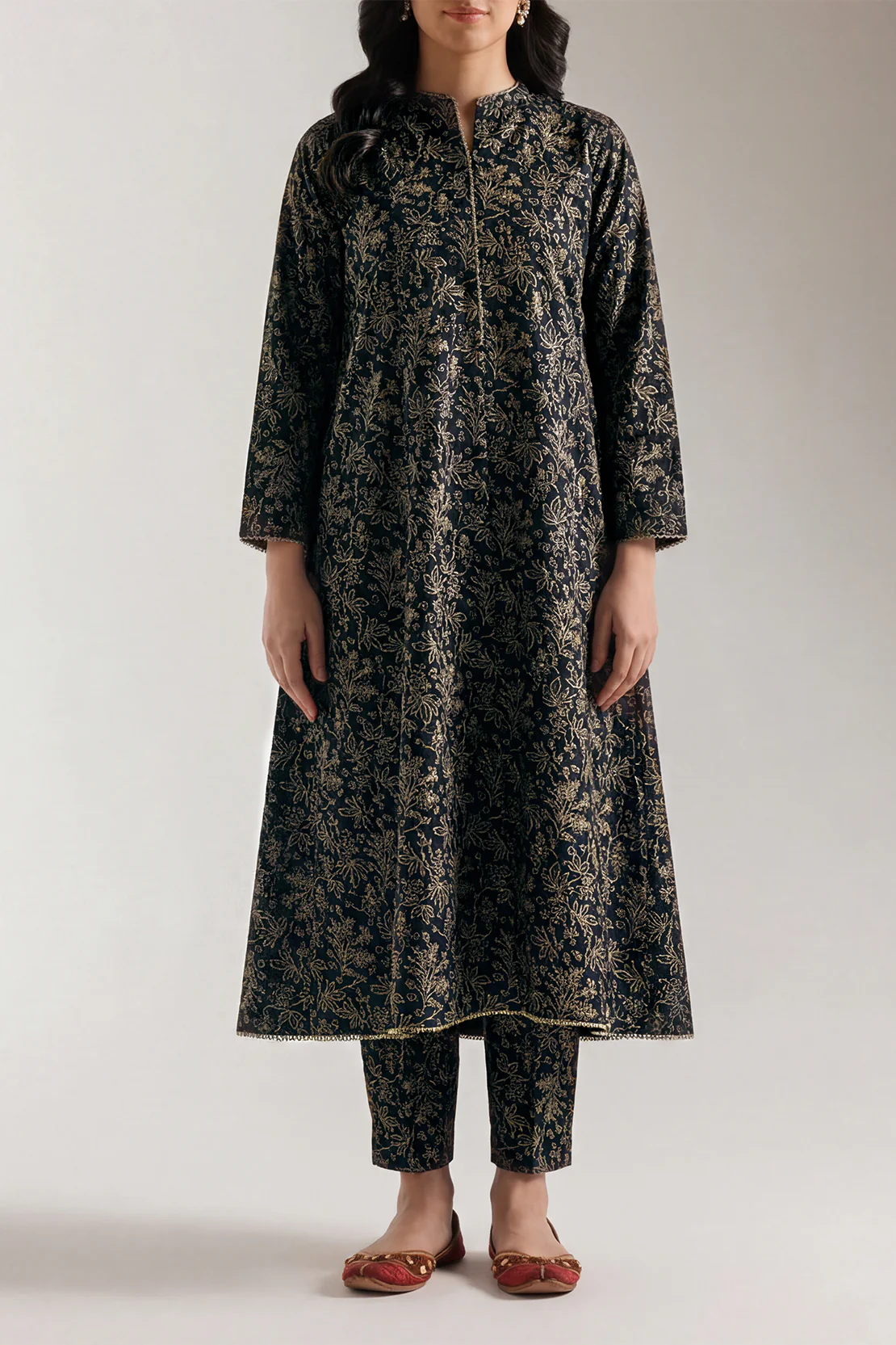 Printed Lawn Stitched 2 Piece (Shirt/Trouser) - Image 2
