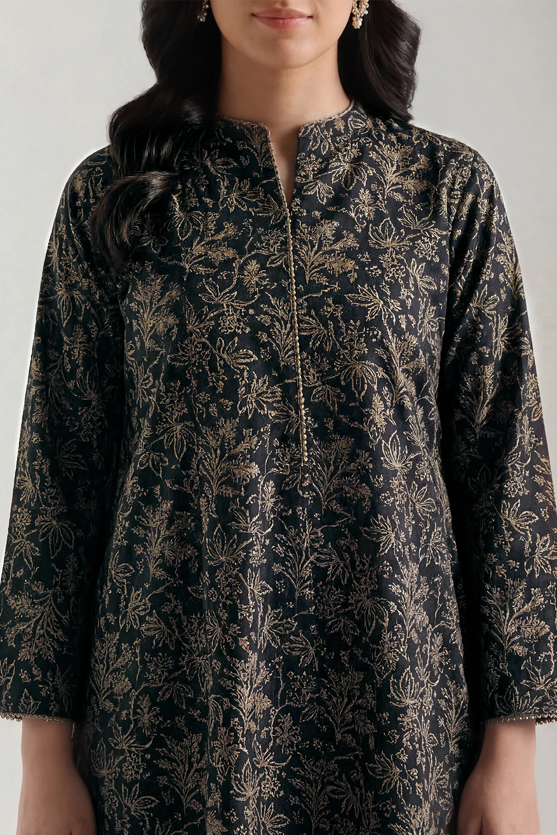 Printed Lawn Stitched 2 Piece (Shirt/Trouser) - Image 3