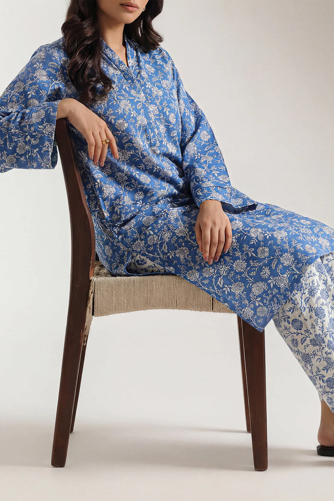 Printed Lawn Stitched 2 Piece (Shirt/Trouser)