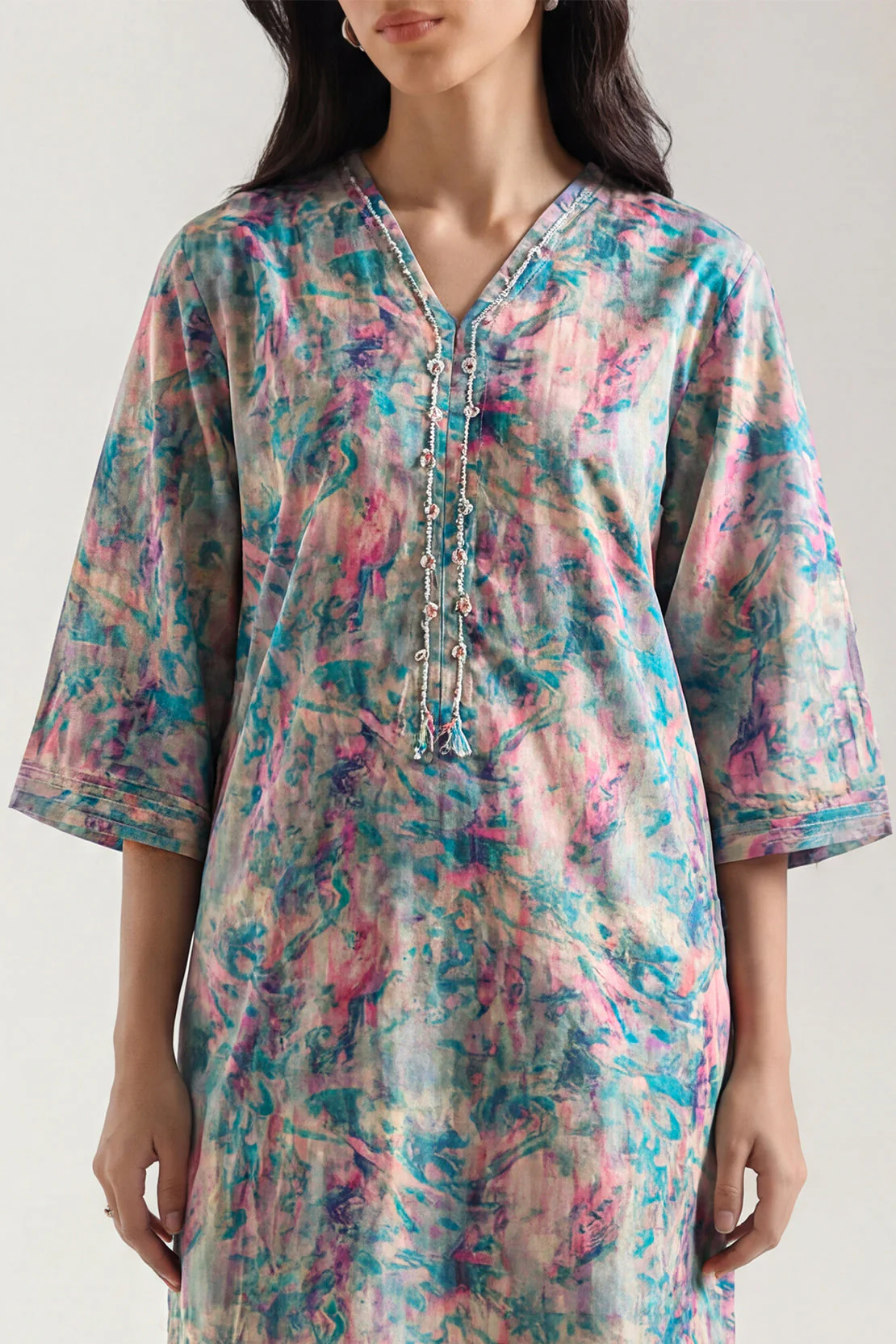 Printed Lawn Stitched 2 Piece (Shirt/Trouser) - Image 3