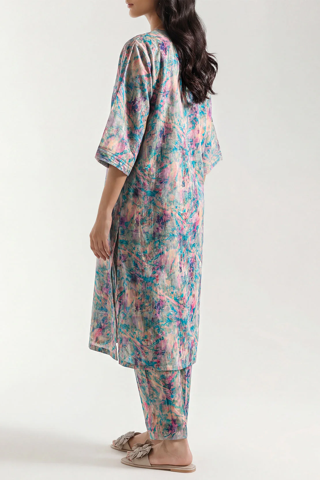 Printed Lawn Stitched 2 Piece (Shirt/Trouser) - Image 4