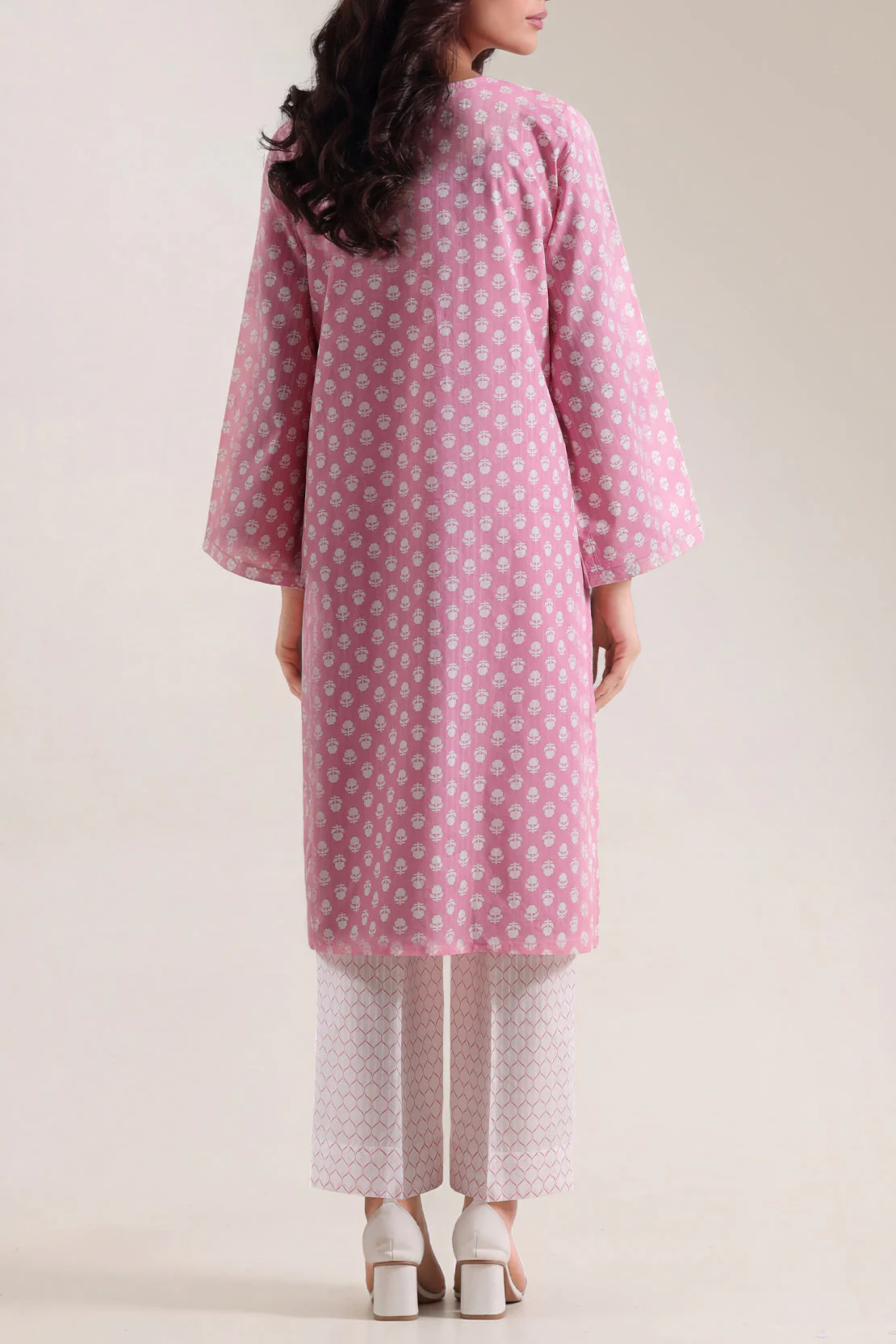 Printed Lawn Stitched 2 Piece (Shirt/Trouser) - Image 3
