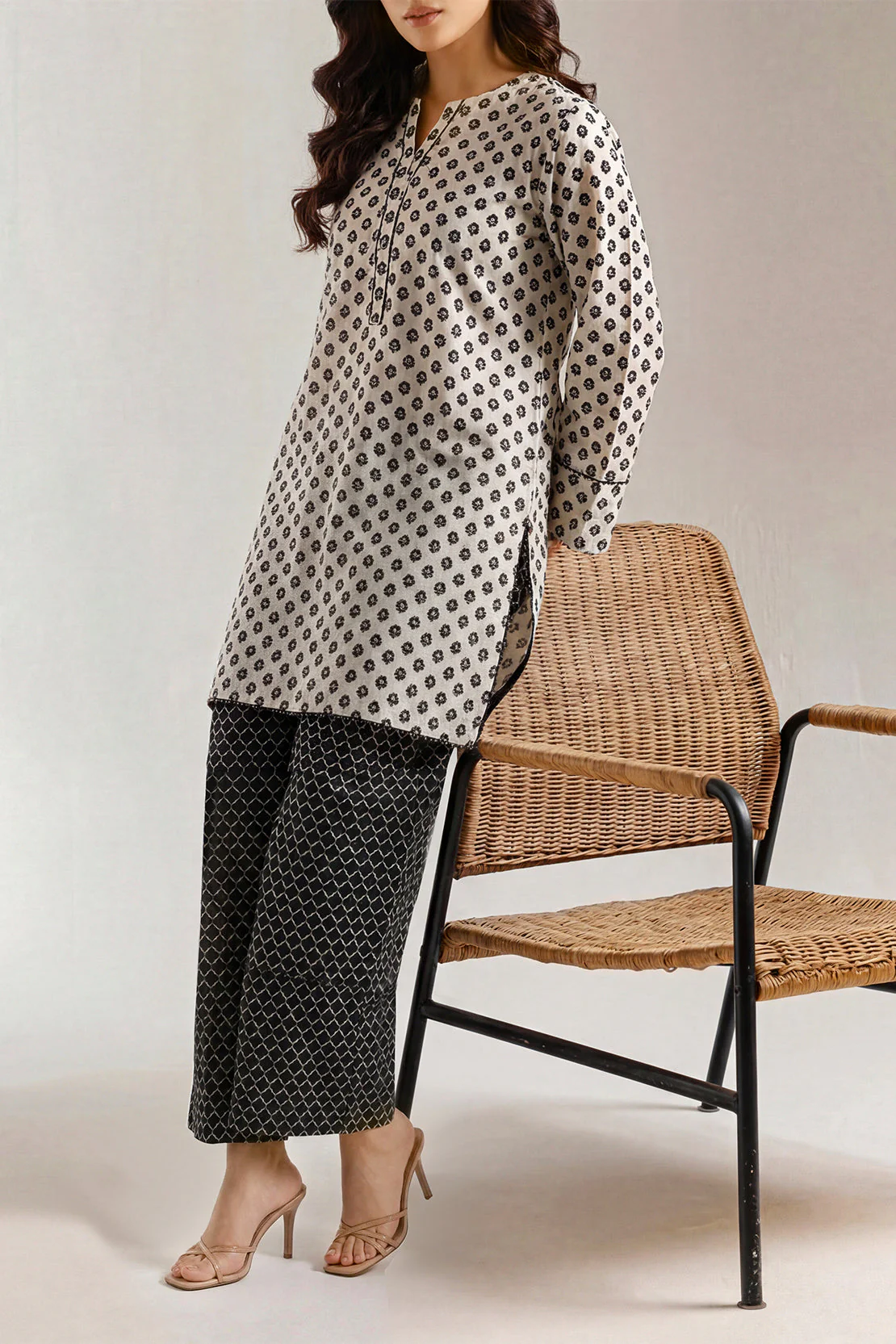 Printed Lawn Stitched 2 Piece (Shirt/Trouser)