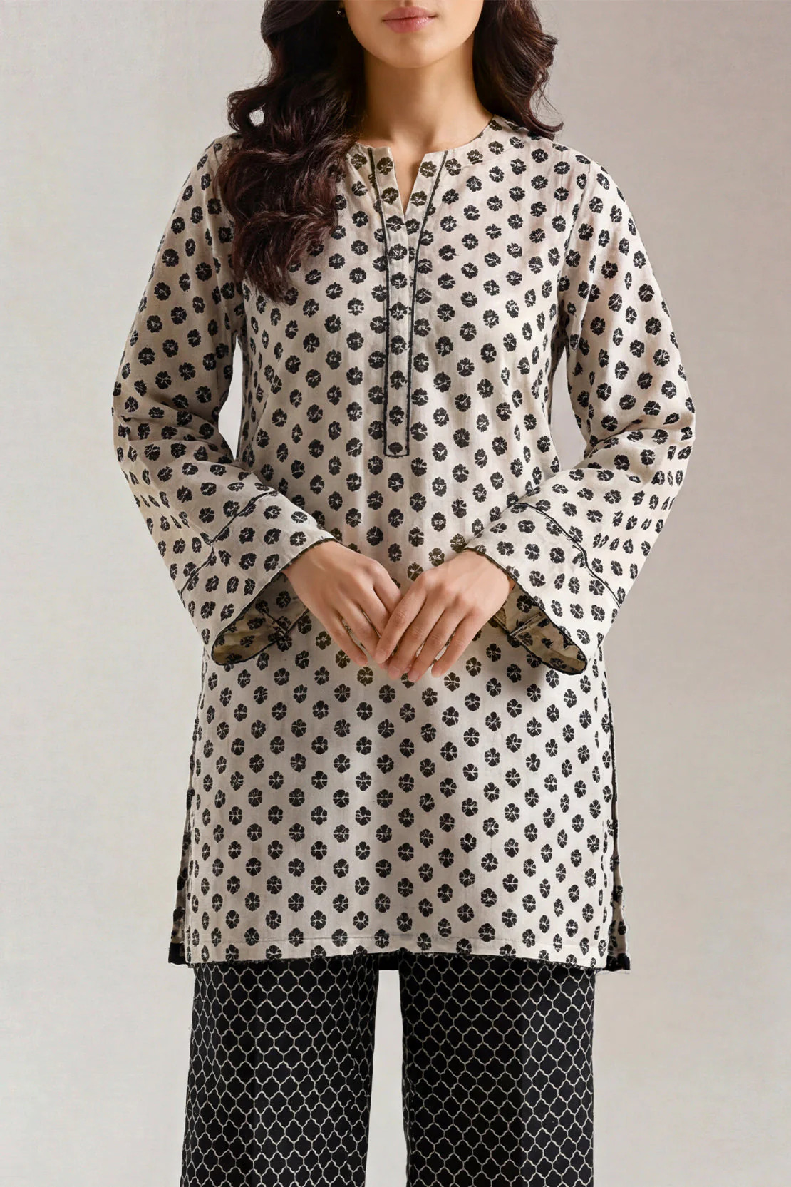 Printed Lawn Stitched 2 Piece (Shirt/Trouser) - Image 3