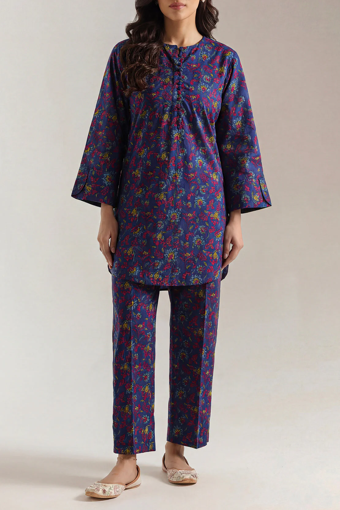 Printed Lawn Stitched 2 Piece (Shirt/Trouser) - Image 2