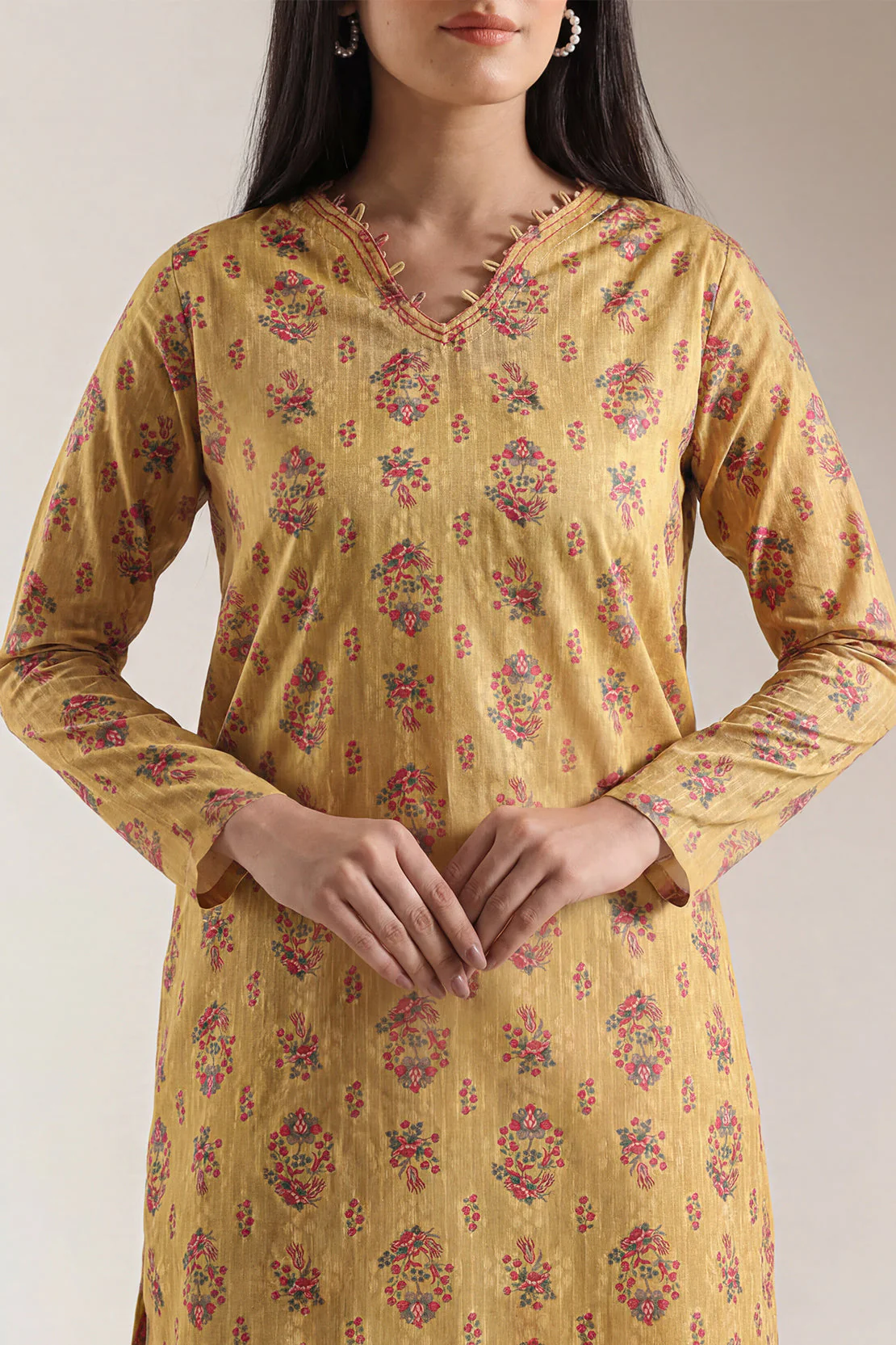 Printed Lawn Stitched 2 Piece (Shirt/Trouser) - Image 2