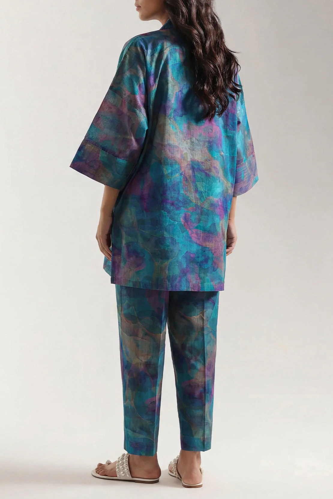 Printed Lawn Stitched 2 Piece (Shirt/Trouser) - Image 3