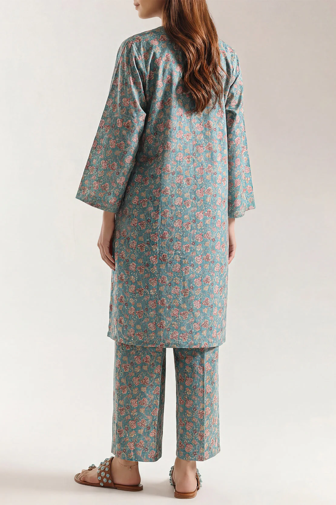 Printed Lawn Stitched 2 Piece (Shirt/Trouser) - Image 3