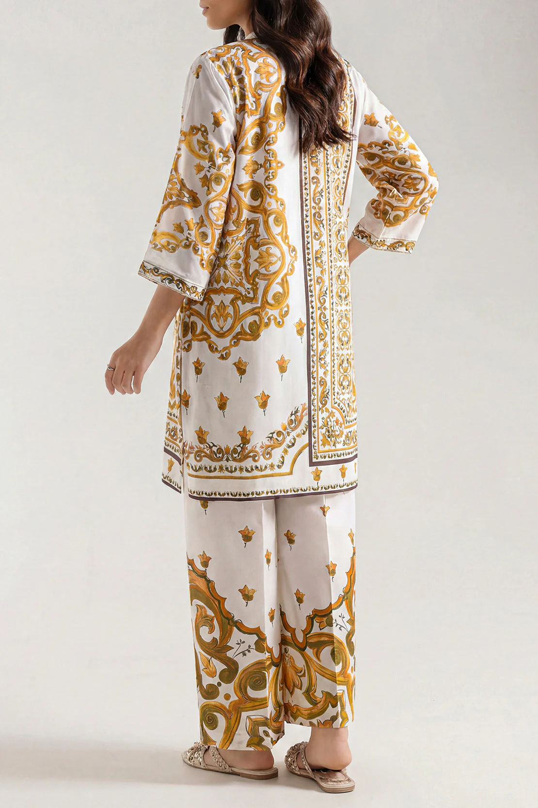 Printed Lawn Stitched 2 Piece (Shirt/Trouser) - Image 4