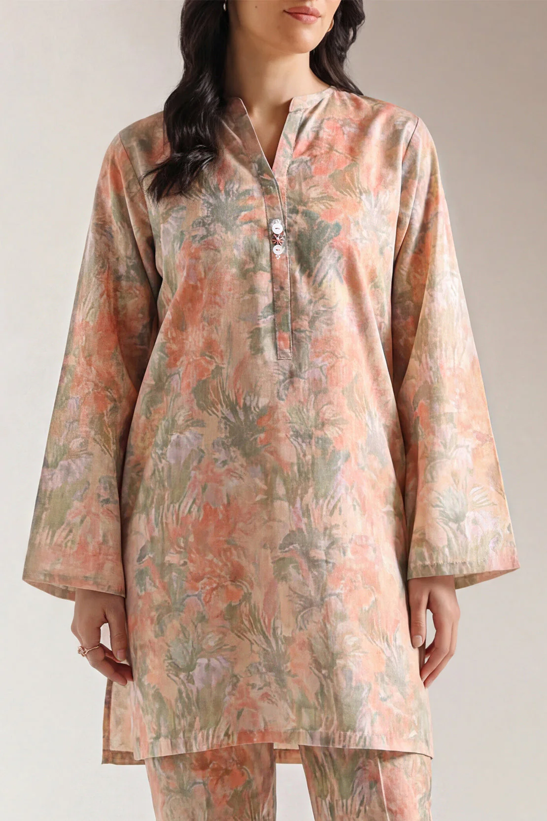 Printed Lawn Stitched 2 Piece (Shirt/Trouser) - Image 3
